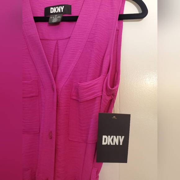 DKNY Midi Dress Size 2 NWT - Picture 4 of 9